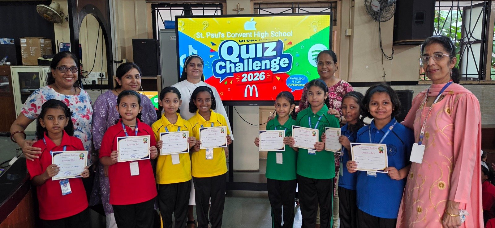 Quiz Master - House wise Quiz Competition (Std. III & Std. IV)